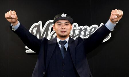 　新天地での活躍を誓う井上（撮影・佐藤厚）