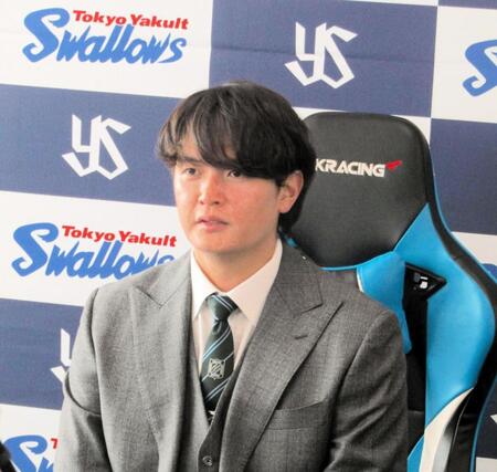 　現役ドラフトで広島からヤクルトに移籍した大道