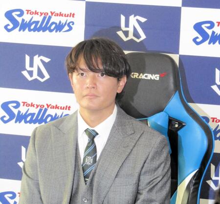 　現役ドラフトで広島からヤクルトに移籍した大道