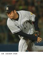 　阪神時代の伊良部氏＝２００４年