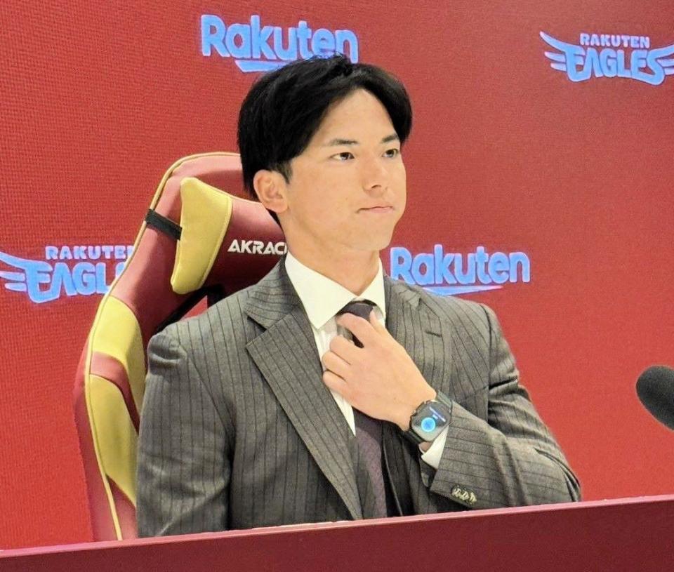 　契約更改を行った宗山