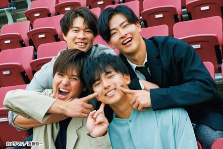 　ＪＵＮＯＮに登場した楽天の４選手（楽天野球団提供）