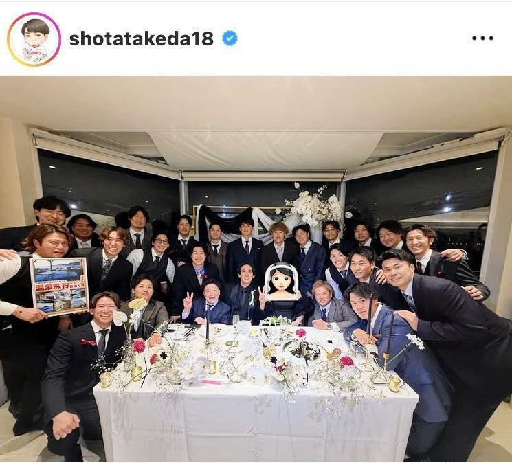 武田翔太のインスタグラム（＠ｓｈｏｔａｔａｋｅｄａ１８）から