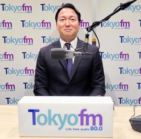 　自身がメインＭＣを務める来年１月スタートのラジオ番組の収録を行った長野氏