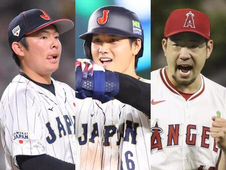 　（左から）松井裕樹、大谷翔平、菊池雄星