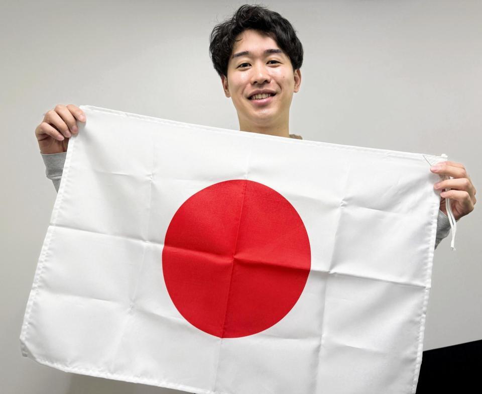 　侍ジャパン出場予定選手に選出された種市＝球団提供