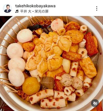 　小早川毅彦氏のインスタグラム（＠ｔａｋｅｈｉｋｏｋｏｂａｙａｋａｗａ）から