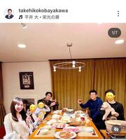 　小早川毅彦氏のインスタグラム（＠ｔａｋｅｈｉｋｏｋｏｂａｙａｋａｗａ）から