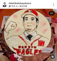 　小早川毅彦氏のインスタグラム（＠ｔａｋｅｈｉｋｏｋｏｂａｙａｋａｗａ）から