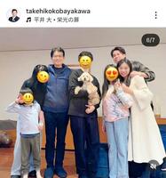 　小早川毅彦氏のインスタグラム（＠ｔａｋｅｈｉｋｏｋｏｂａｙａｋａｗａ）から