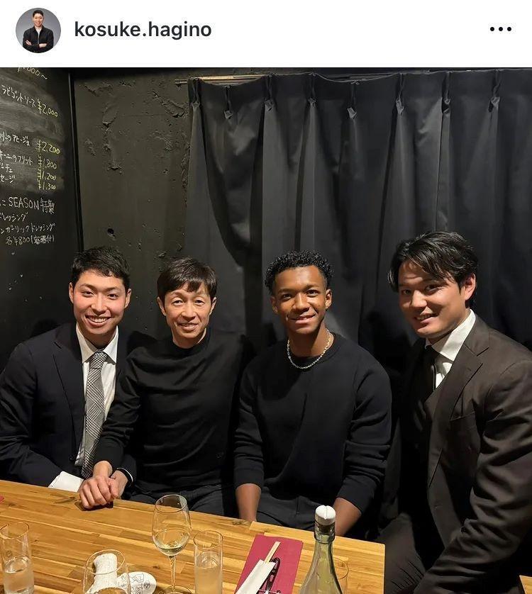 　萩野公介氏インスタグラム（ｋｏｓｕｋｅ．ｈａｇｉｎｏ）より