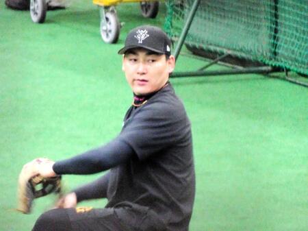 　ジャイアンツ球場で始動した丸