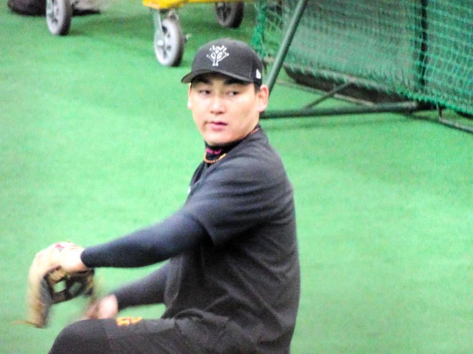 　ジャイアンツ球場で始動した丸