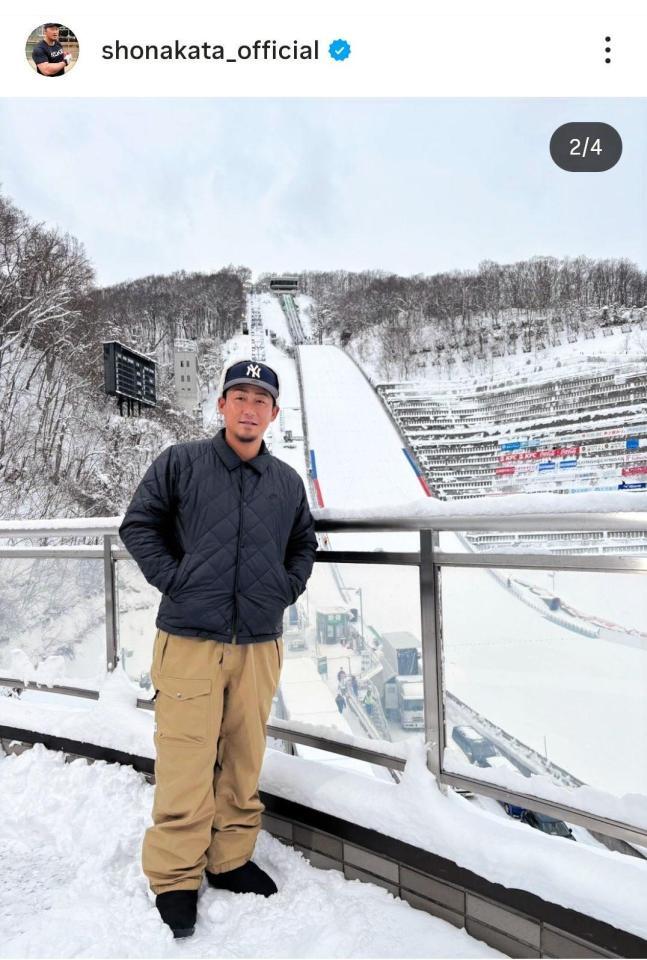 中田翔氏のインスタグラム（＠ｓｈｏｎａｋａｔａ＿ｏｆｆｉｃｉａｌ）から