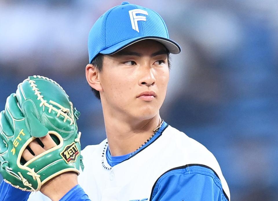 　日本ハム・達孝太（２０２２年８月）