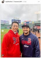 　上原浩治氏のインスタグラム（ｋｏｊｉ１９ｕｅｈａｒａ）より