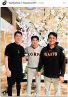 　上原浩治氏のインスタグラム（ｋｏｊｉ１９ｕｅｈａｒａ）より 