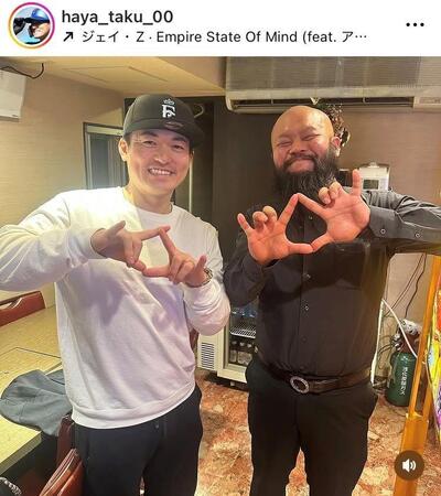林琢真インスタグラム（ｈａｙａ＿ｔａｋｕ＿００）より