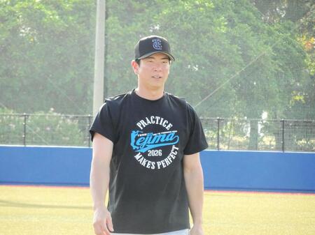 自主トレを公開した松本剛