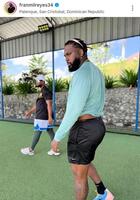 　日本ハム・レイエスのインスタグラム（ｆｒａｎｍｉｌｒｅｙｅｓ３４）より 