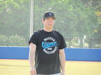 自主トレを公開した松本