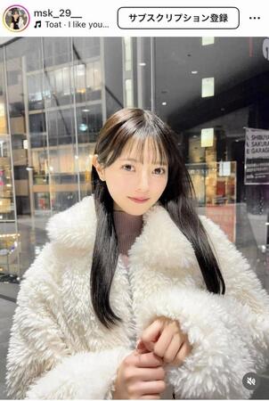 塩澤美咲のインスタグラム＠ｍｓｋ＿２９＿＿より
