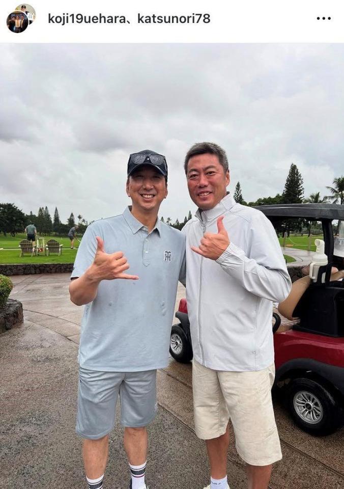 上原浩治氏インスタグラム（ｋｏｊｉ１９ｕｅｈａｒａ）より