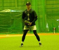 自主トレを公開したオリックス・山下