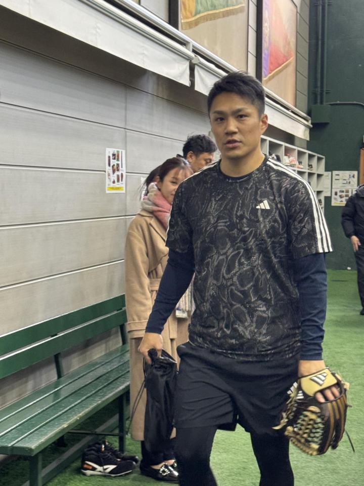 加入後初めてジャイアンツ球場を訪れた則本