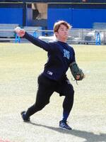 自主トレを公開した横山