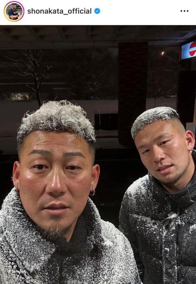 中田翔氏インスタグラム（ｓｈｏｎａｋａｔａ＿ｏｆｆｉｃｉａｌ）より