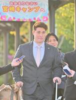 宮崎空港に到着したリチャード