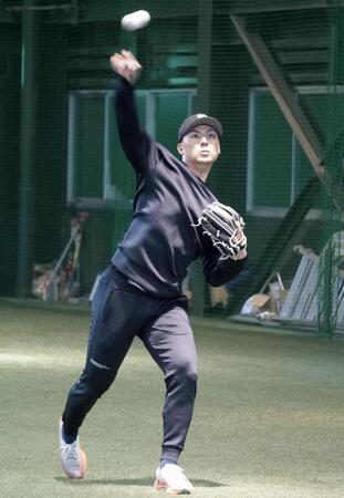 　練習を公開した村林