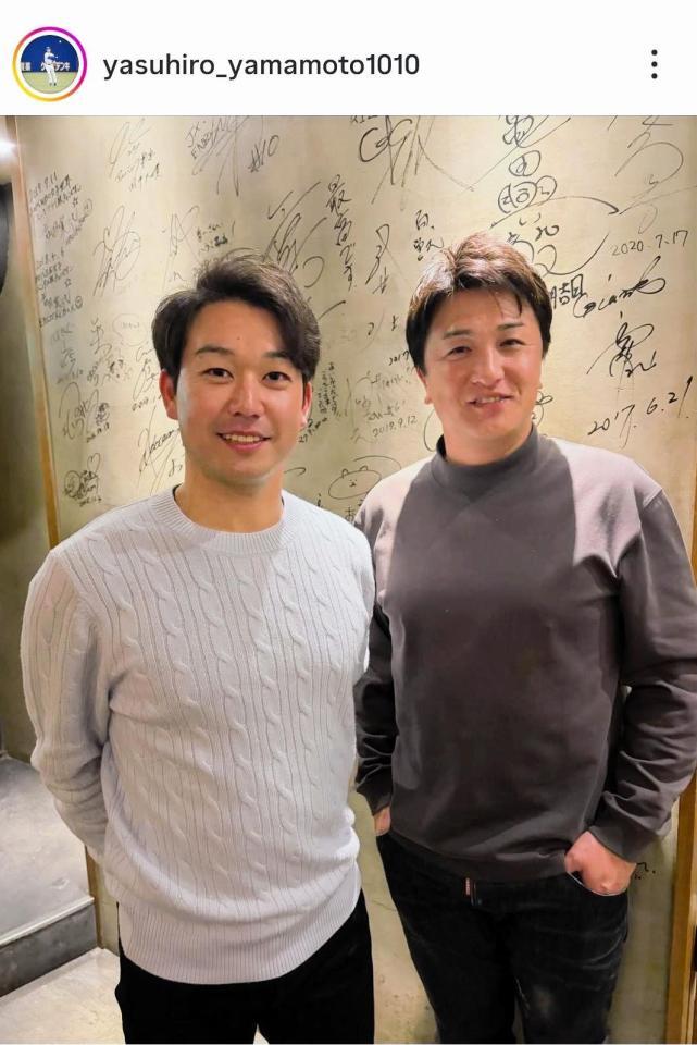 中日・山本泰寛のインスタグラム（＠ｙａｓｕｈｉｒｏ＿ｙａｍａｍｏｔｏ１０１０）から