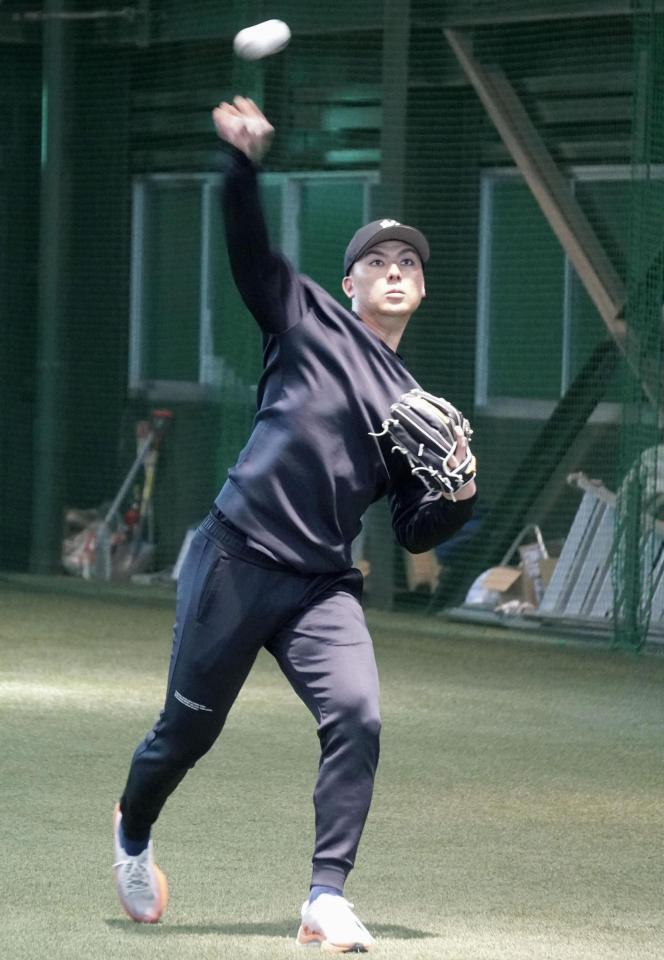 　練習を公開した村林