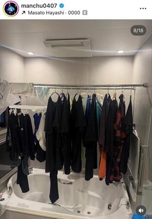 万波中正インスタグラム（ｍａｎｃｈｕ０４０７）より