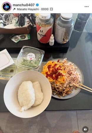 万波中正インスタグラム（ｍａｎｃｈｕ０４０７）より