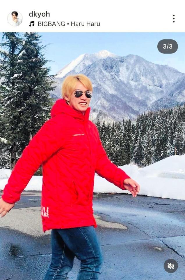 陽岱鋼のインスタグラム（＠ｄｋｙｏｎ）から