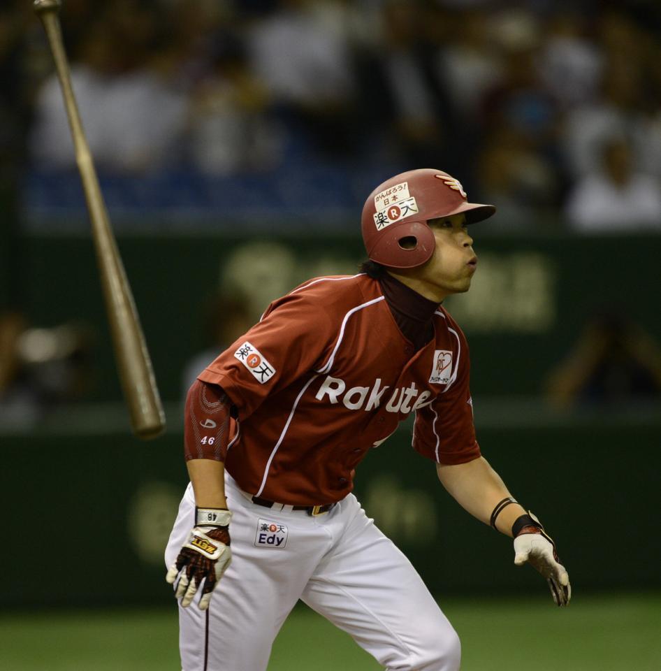 現役時代の鉄平氏＝２０１２年６月