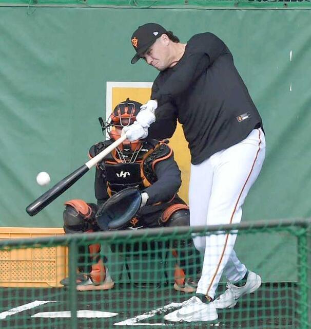 巨人・ダルベック いきなり柵越え13本「出力まだまだ」“ポスト岡本