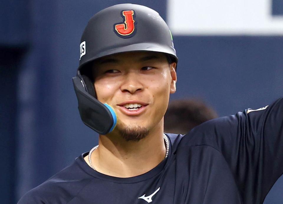 日本代表・佐藤輝