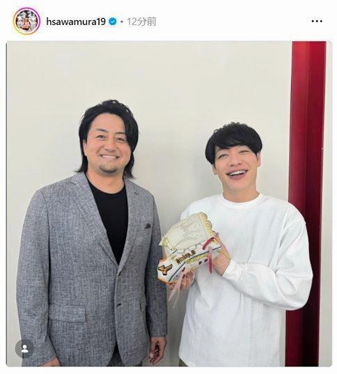 　沢村拓一氏のインスタグラム（ｈｓａｗａｍｕｒａ１９）より 