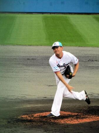 ライブＢＰに登板した奥川