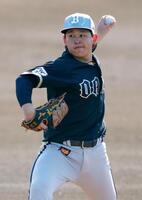 打撃練習に登板した宮城