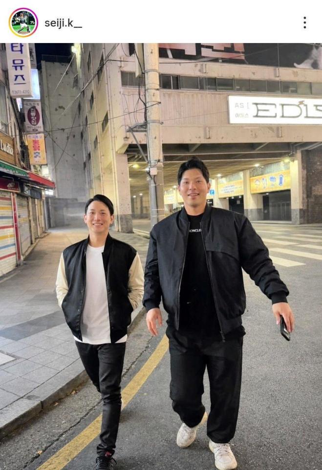 巨人・小林誠司のインスタグラム（ｓｅｉｊｉ．ｋ＿＿）より