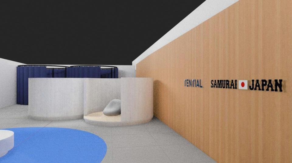 　株式会社「ＴＥＮＴＩＡＬ」が侍ジャパンの宮崎合宿でリカバリールームを提供する（提供写真）