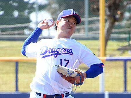 中日の柳、復活へ試行錯誤　ノーワインドアップ試す