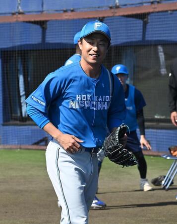 ３回１イニングを１安打無失点と好投した日本ハム・島本浩也＝エナジックスタジアム名護（撮影・持木克友）