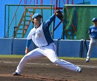 ４回１イニングを抑えきった柴田（撮影・持木克友）