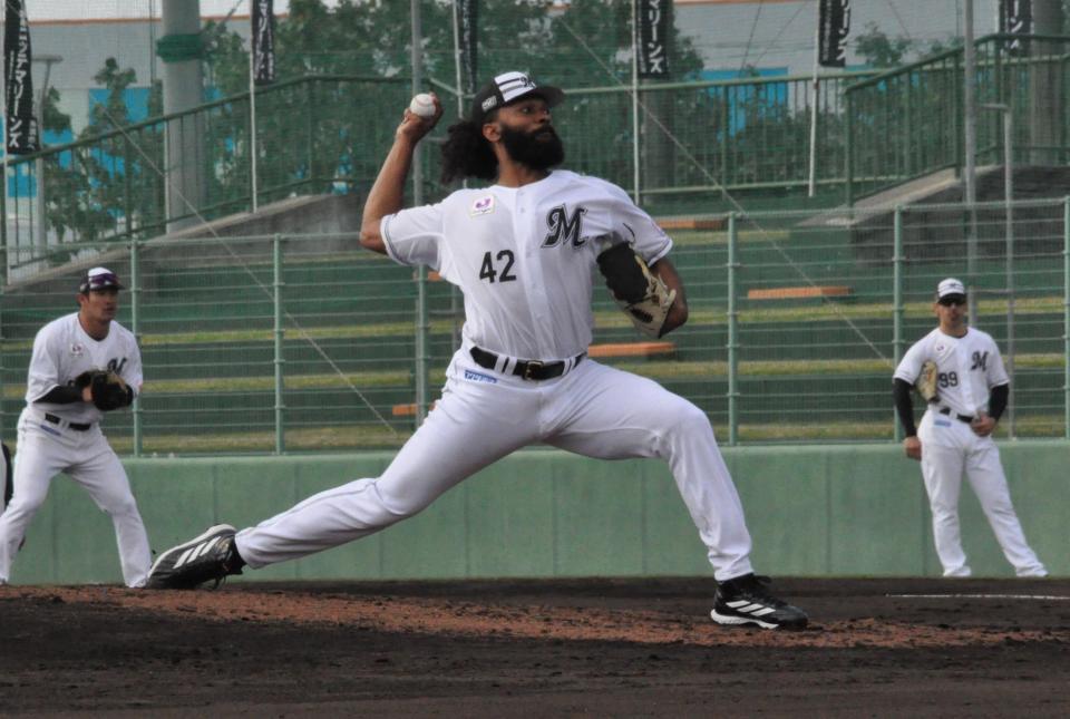 ライブＢＰに登板したジャクソン